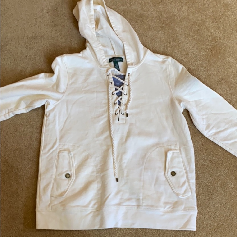 Lauren Ralph Lauren Lace-up Hoodie